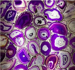 Purple Onyx Semiprecious Slabs Polished Slabs