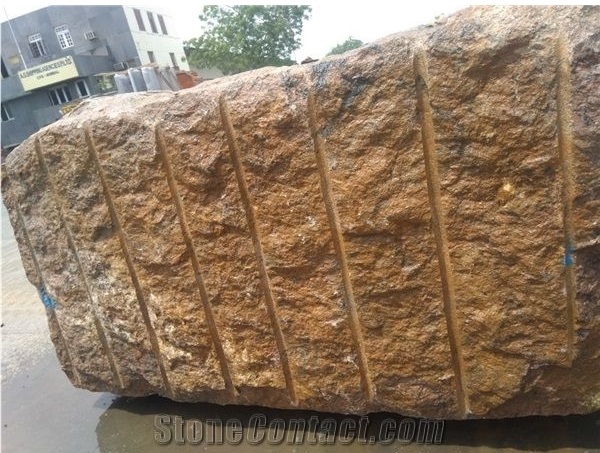 Red Multicolor India Granite Granite Blocks