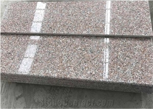 Rosa Porrino Spain Pink Granite Polished Stair