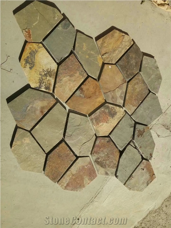 Rustic Flagstone Paving,Crazy Paver Stone Driveway