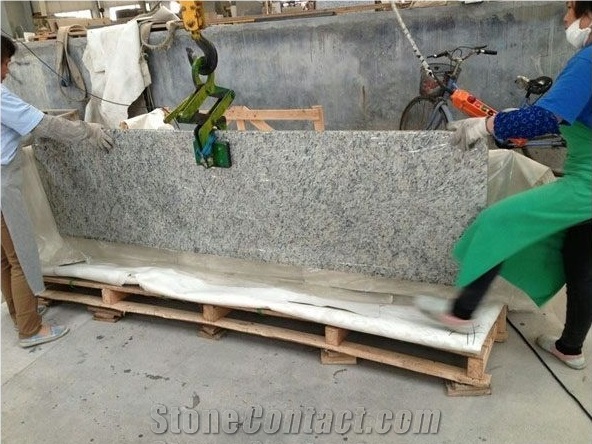 Samoa Yellow Granite Polished Kitchen Countertops