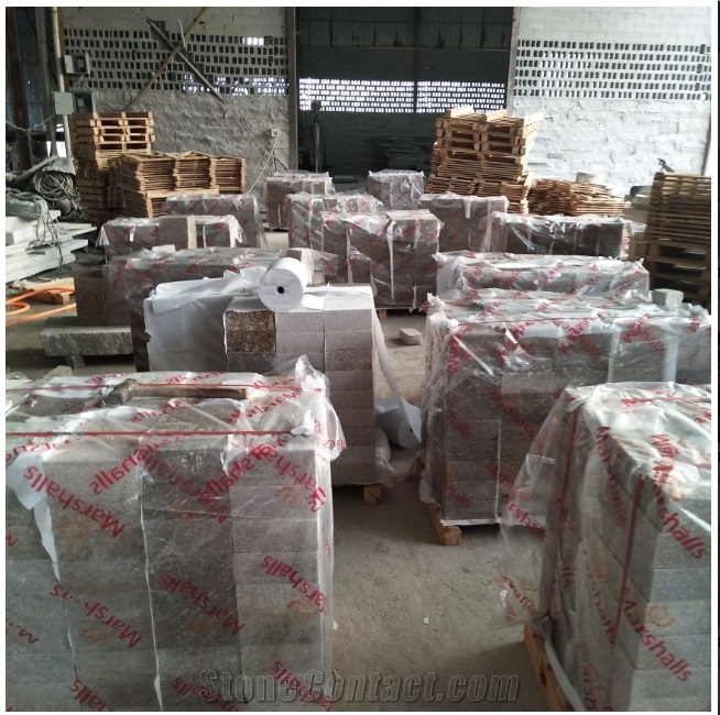 Shijing Rust G682 Chinese Yellow Granite Pavers