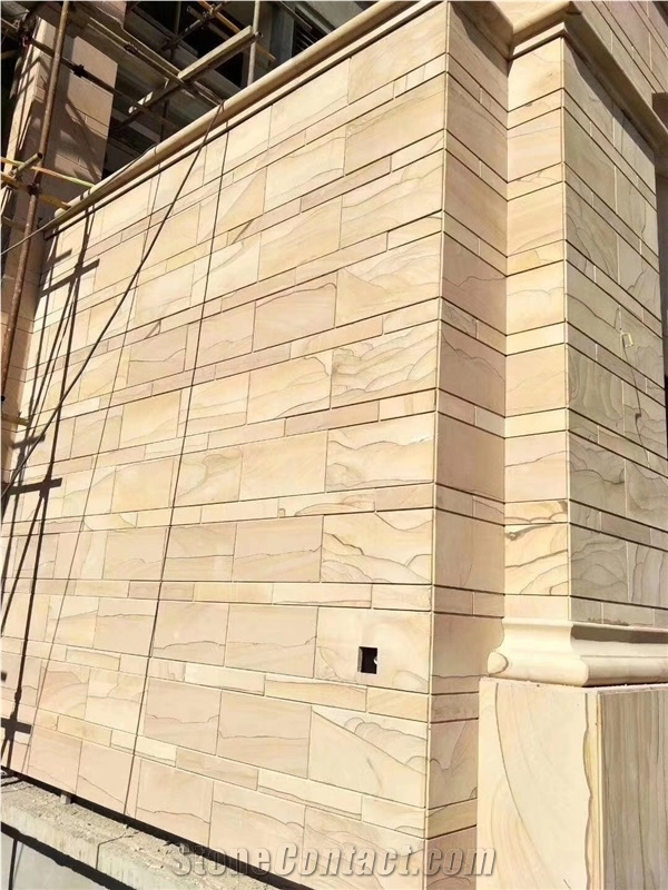 Sichuan Yellow Sandstone Honed Wall Tiles & Slabs