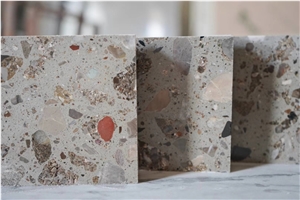 Beautiful Terrazzo Tiles China Artificial Stone Polished