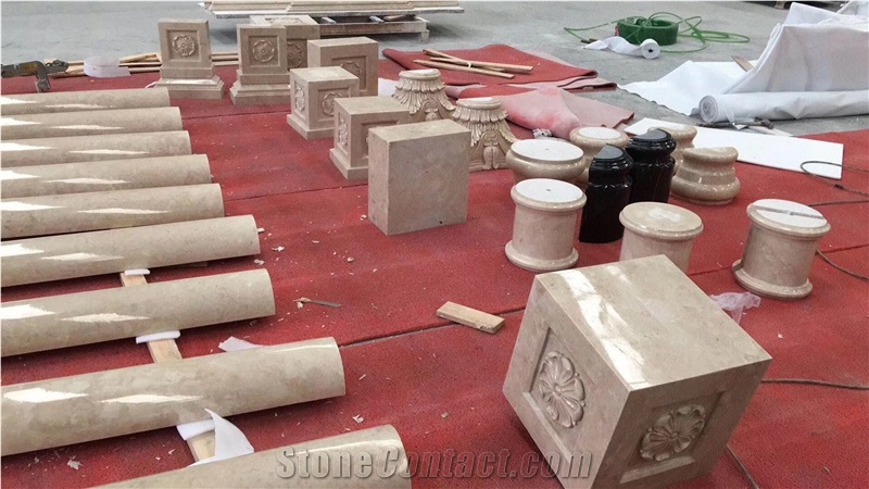 Turkey Cappucino Beige Marble Polished Slabs &Tile