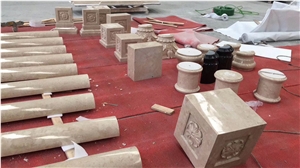 Turkey Cappucino Beige Marble Polished Slabs &Tile