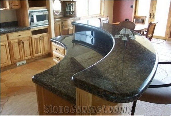 Verde Butterfly Green Granite Polished Countertops