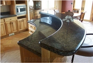 Verde Butterfly Green Granite Polished Countertops