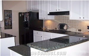 Verde Butterfly Green Granite Polished Countertops