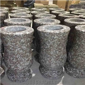 Violet Luoyuan Granite G664 Vase Flower Pots