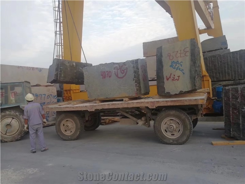 Volga Blue Ukraine Granite Blocks & Rocks