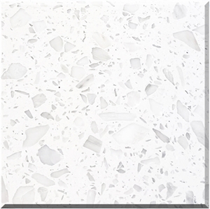 Hot Sale China White Terrazzo Tiles Artificial Stone