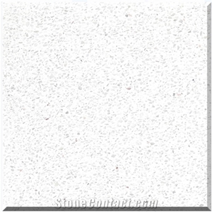 Beautiful White Terrazzo Tiles Artificial Stone Honed