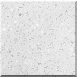 High Quality White Terrazzo Slabs Artificial Stone