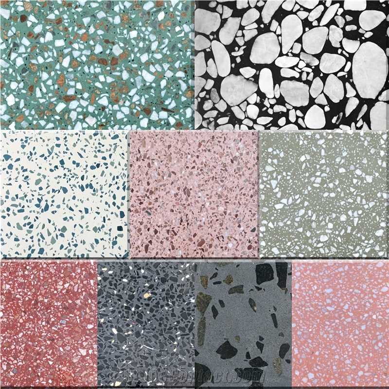 Terrazzo Slabs Artificial Stone Polished Tiles