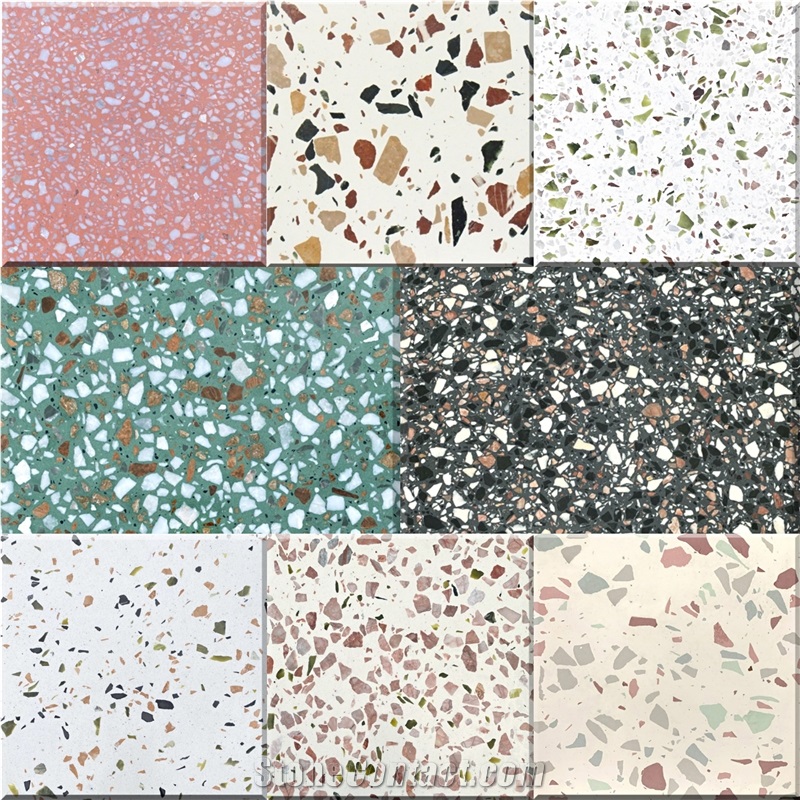 Terrazzo Slabs Artificial Stone Polished Tiles