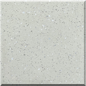 Beautiful New White Terrazzo Tiles Artificial Stone Honed