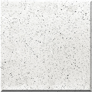 High Quality White Terrazzo Tiles Artificial Stone Honed