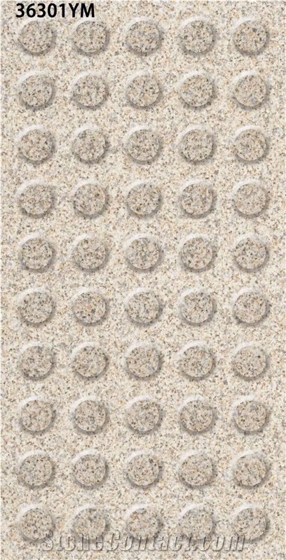 Yellow Ceramic Tactile Paving Tiles Antique Brick Pavers