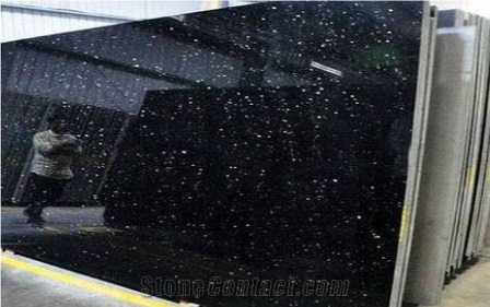 Black Galaxy Granite 18mm Slabs