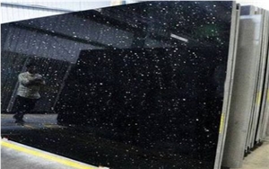 Black Galaxy Granite 18mm Slabs
