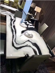 Panda White Marble Table Tops Panda White Marble Table Tops