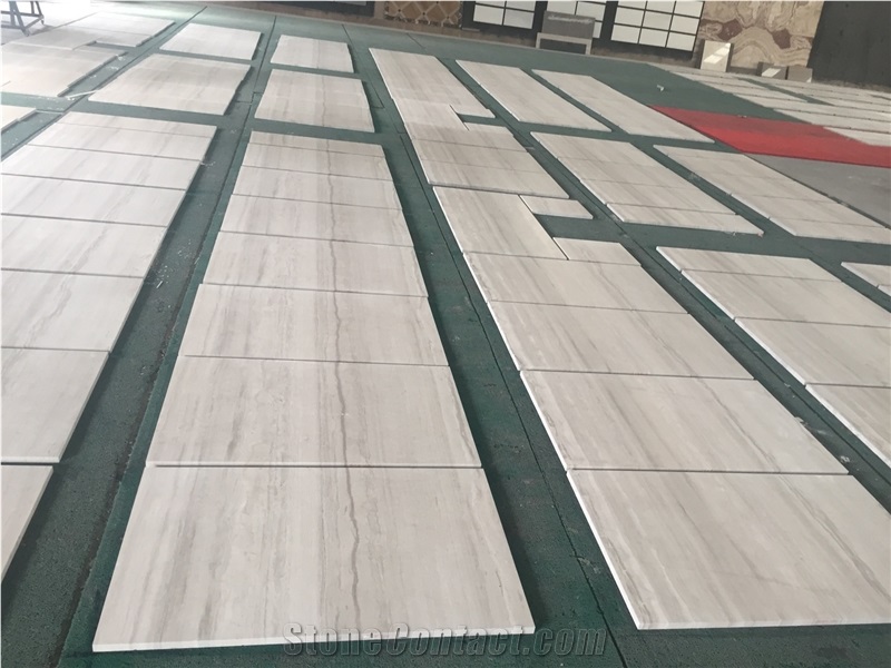 Silk Georgette Marble Tiles, Light Grey Wooden