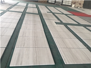 Silk Georgette Marble Tiles, Light Grey Wooden