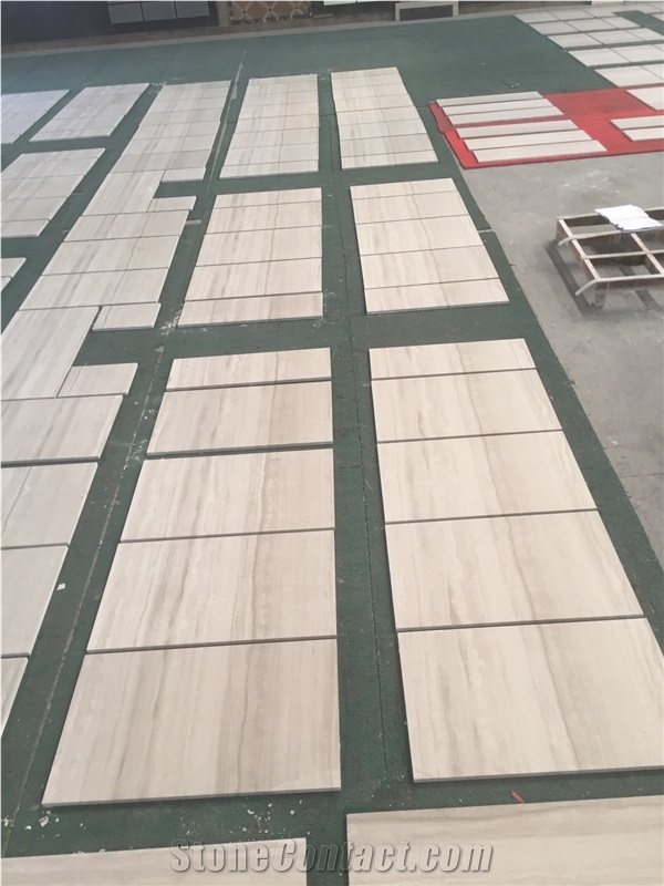 Silk Georgette Marble Tiles, Light Grey Wooden