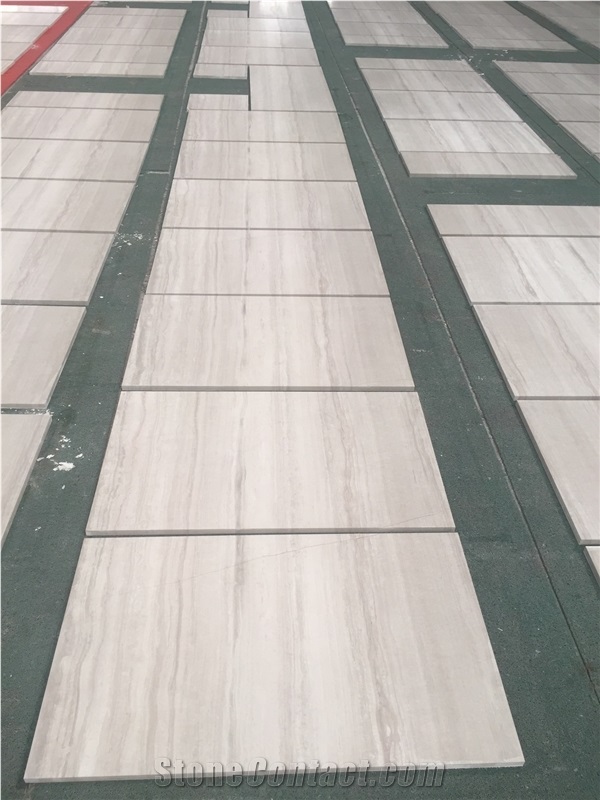 Silk Georgette Marble Tiles, Light Grey Wooden