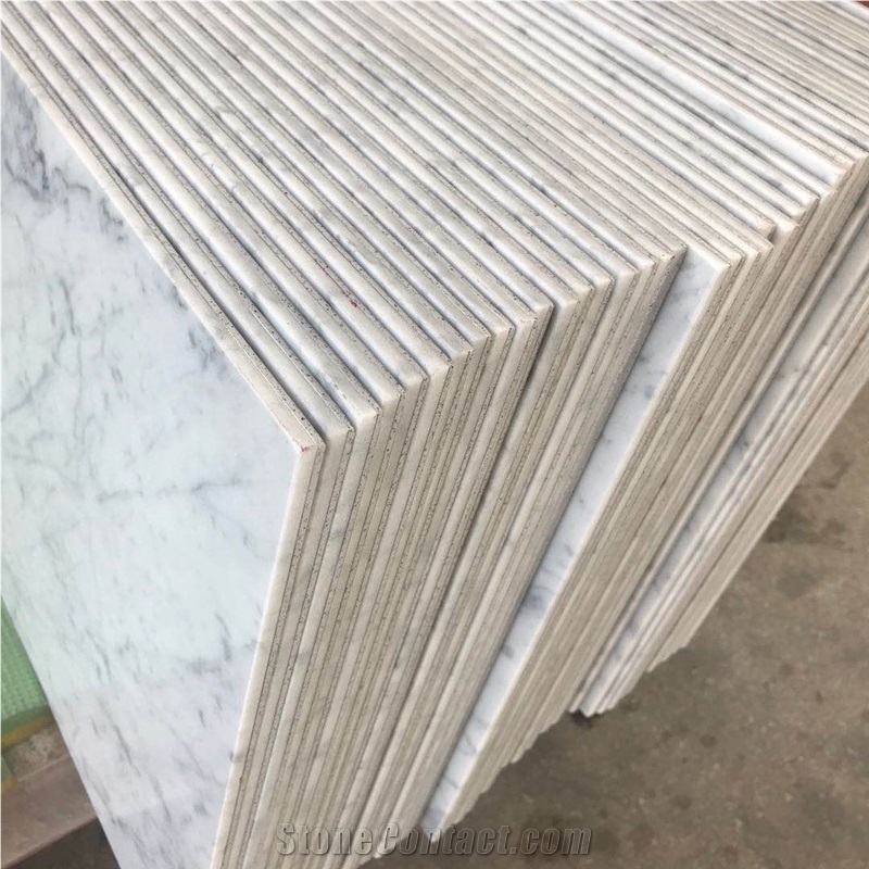 Carrara White Composite Tile