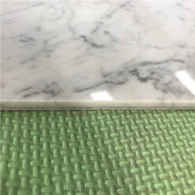 Carrara White Composite Tile