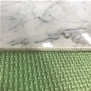 Carrara White Composite Tile