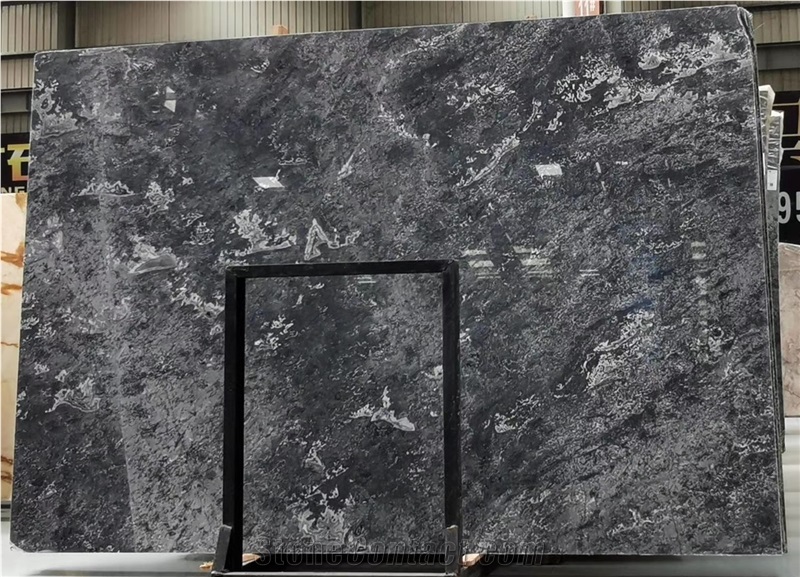 Amazon Dark Grey Gray Ash Marble Slab Tile New