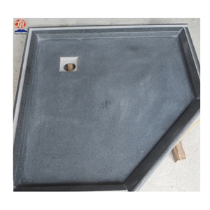 Custom Square Natural Stone Granite Shower Base