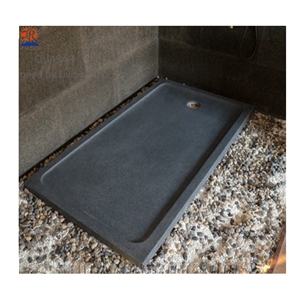 Custom Square Natural Stone Granite Shower Base
