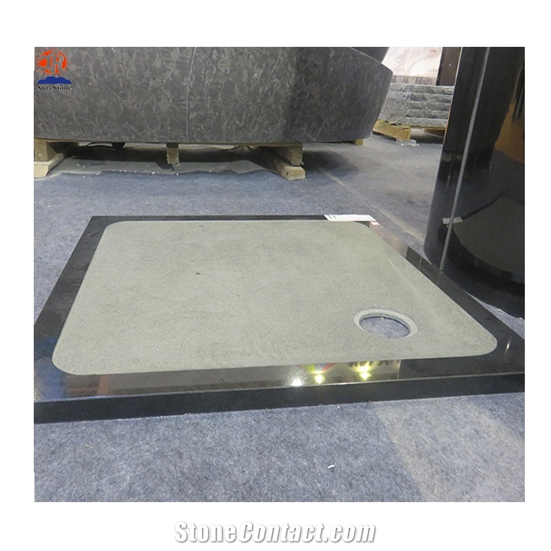 Custom Square Natural Stone Granite Shower Base