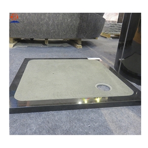 Custom Square Natural Stone Granite Shower Base