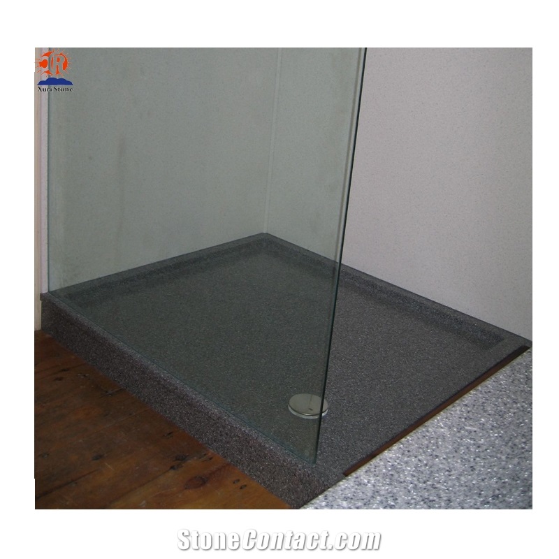 Custom Square Natural Stone Granite Shower Base