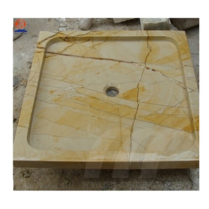 Dark Emperador Marble Stone Mosaic Shower Trays