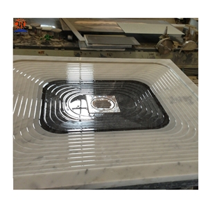 Gold Marble Slate Stone Deep Shower Trays