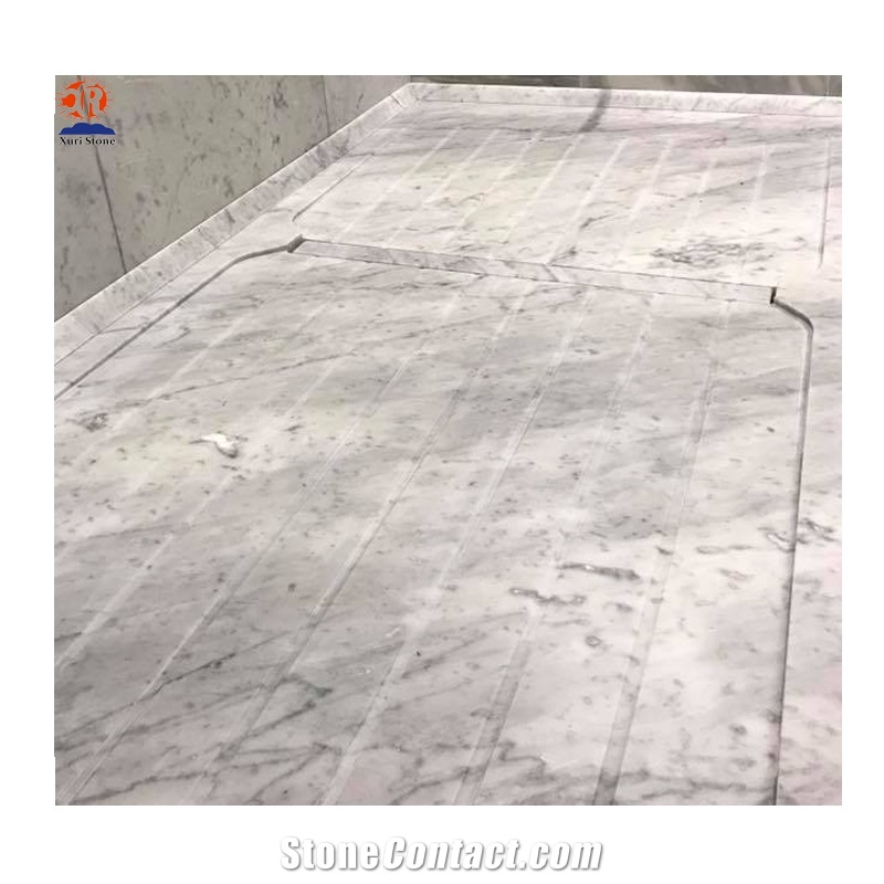 Natural Calacatta Marble Stone Shower Tray Base