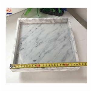 White Marble Square Tray
