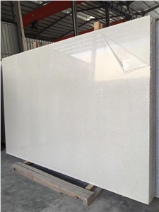 White Inorganic Terrazzo Tile and Slabs