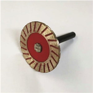 Shank 40mm Diamond Turbo Shape Small Cutting Disc