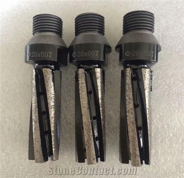Sintered Diamond Cnc Finger Bit for Granite