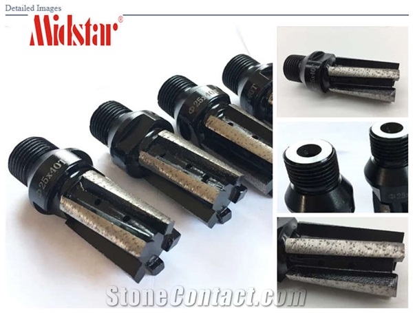 Sintered Diamond Cnc Finger Bit Milling Granite