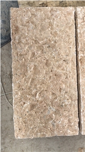 Thin Beige Limestone Split Face Veneer Wall Tiles