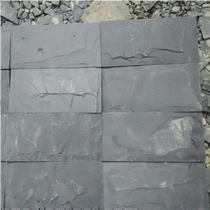 Black Slate Wall Cladding Roof Tiles