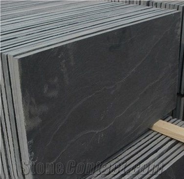 Black Slate Wall Cladding Roof Tiles